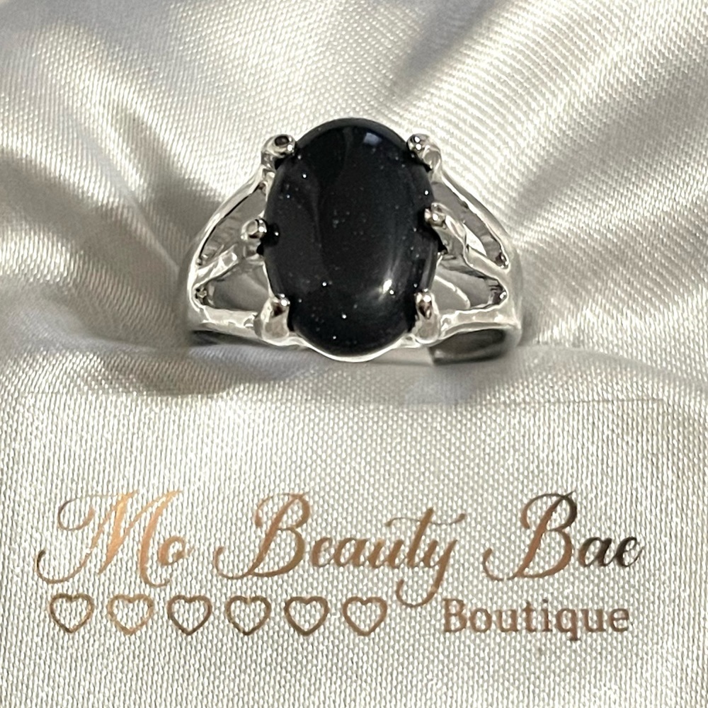 Blue Sandstone Ring
